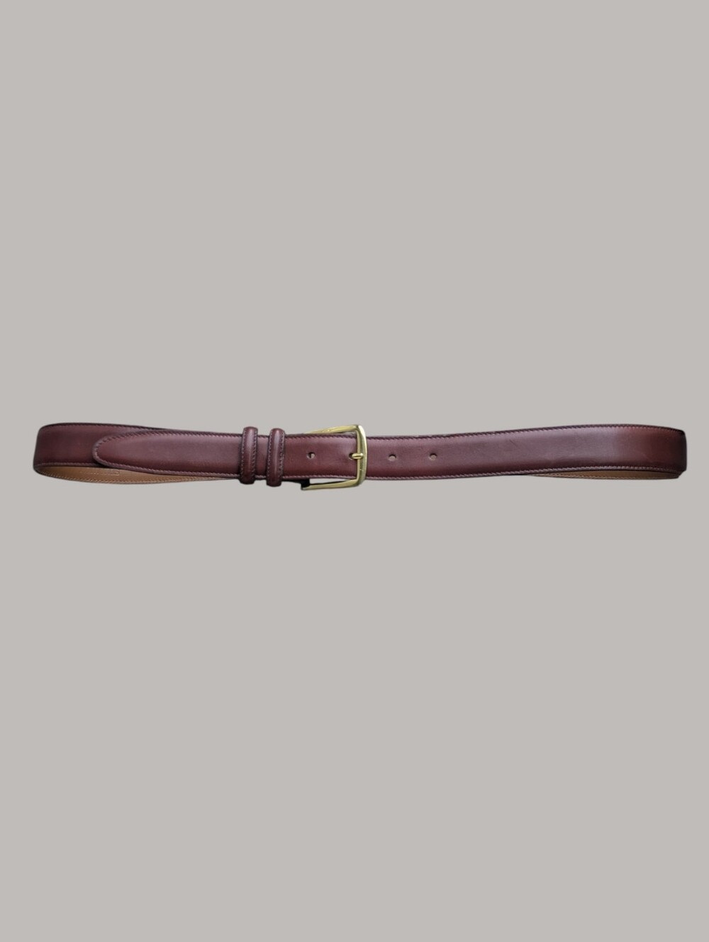 Allen Edmonds Burnished Calf Leather Belt 24006
